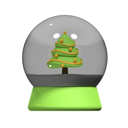 Globo de navidad  3D Icon