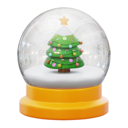 Globo de nieve  3D Icon