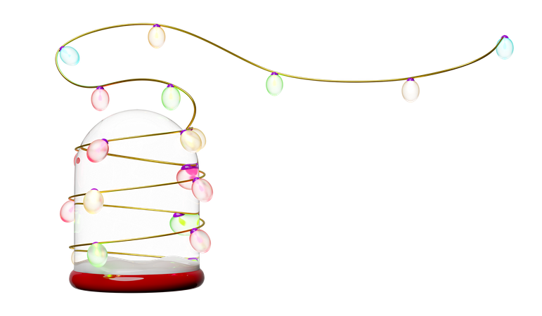 Globo de nieve  3D Illustration