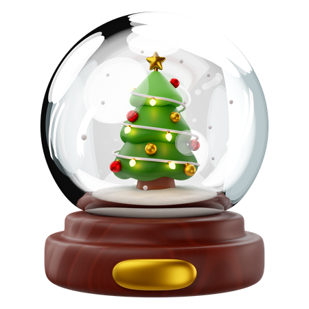 Globo de nieve  3D Icon