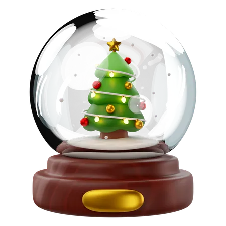 Globo de nieve  3D Icon