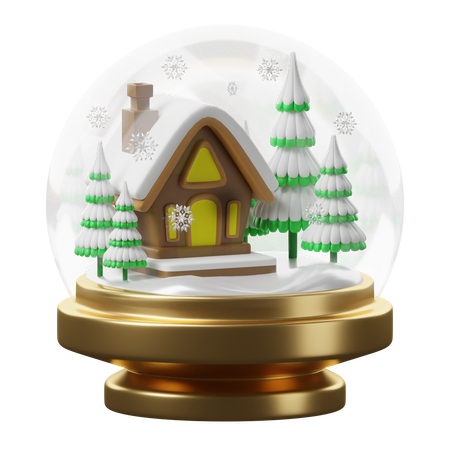 Globo de nieve  3D Icon