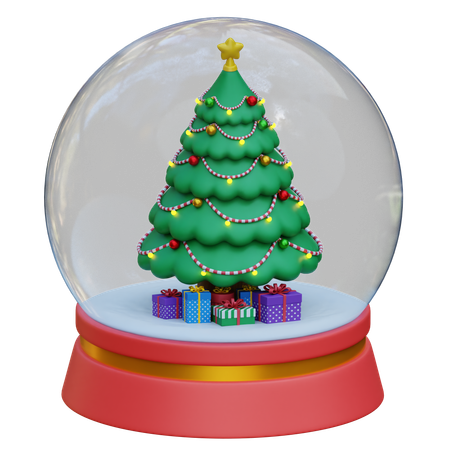 Globo de nieve  3D Icon