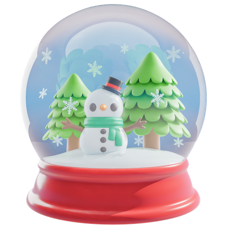 Globo de nieve  3D Icon