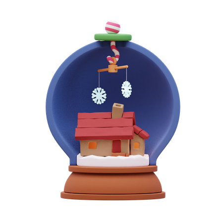 Globo de nieve  3D Illustration