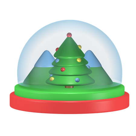 Globo de nieve  3D Icon