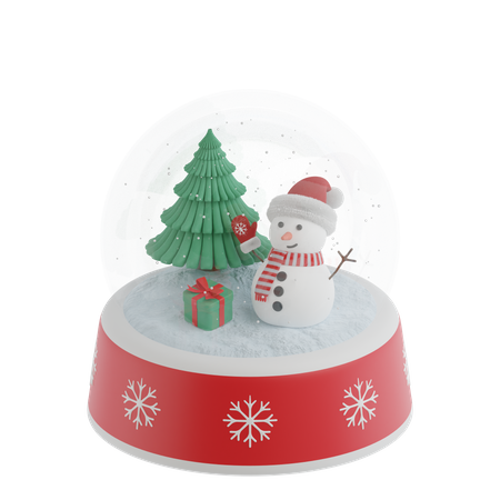 Globo de nieve  3D Icon