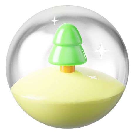 Globo de nieve  3D Icon