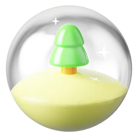 Globo de nieve  3D Icon