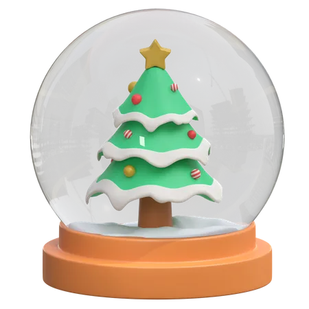 Globo de nieve  3D Icon