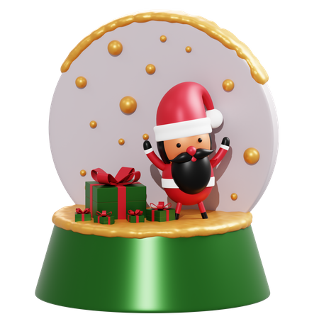 Globo de nieve de navidad  3D Illustration