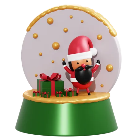 Globo de nieve de navidad  3D Illustration