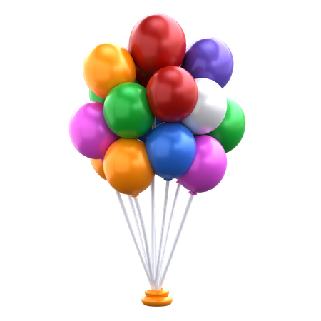 Globos  3D Icon