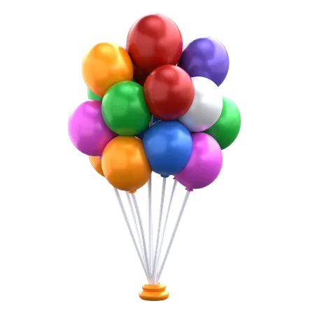 Globos  3D Icon