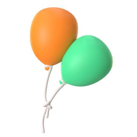 Globos de fiesta  3D Icon