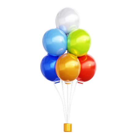 Globos de fiesta  3D Icon