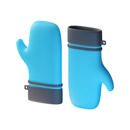 Gloves  3D Illustration