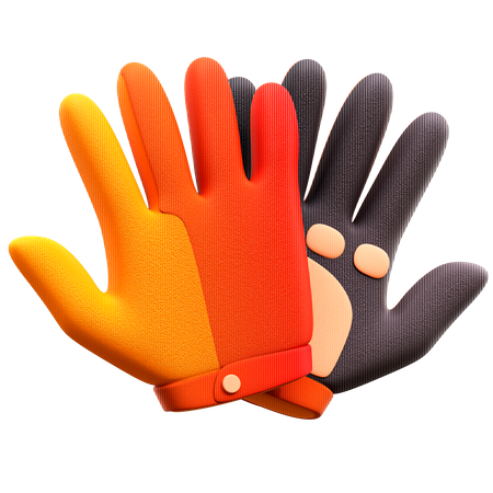 Gloves  3D Illustration