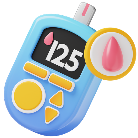 Glucose Meter  3D Icon