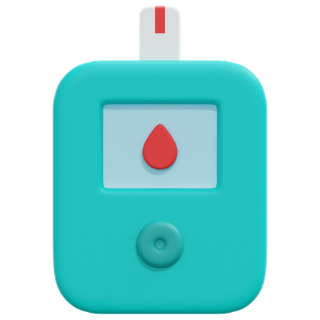 Glucose Meter  3D Icon