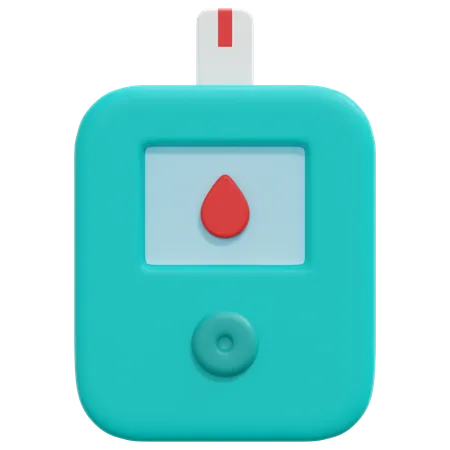 Glucose Meter  3D Icon