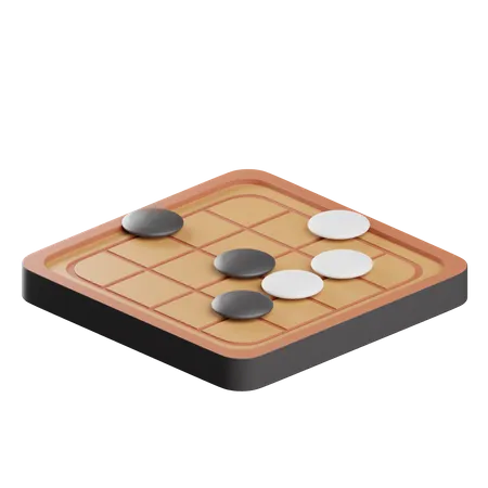 Go Board Game  3D Icon