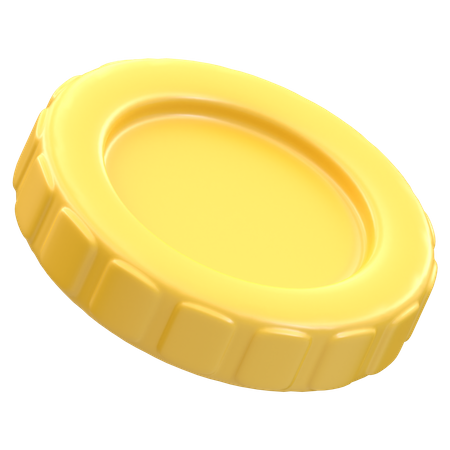 Gold Coin  3D Illustration