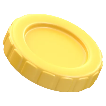 Gold Coin  3D Illustration