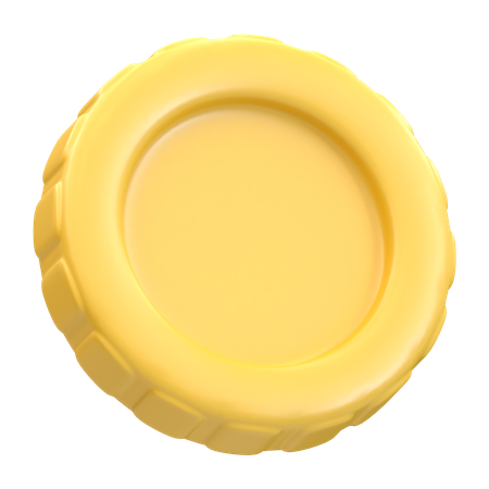 Gold Coin  3D Illustration