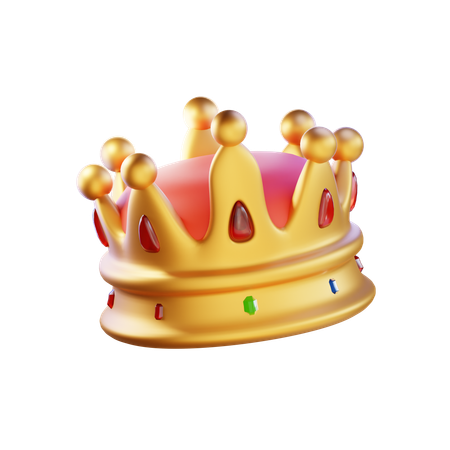 Golden Crown  3D Icon