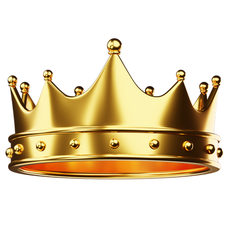 Golden crown  3D Icon