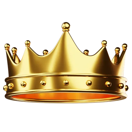 Golden crown  3D Icon