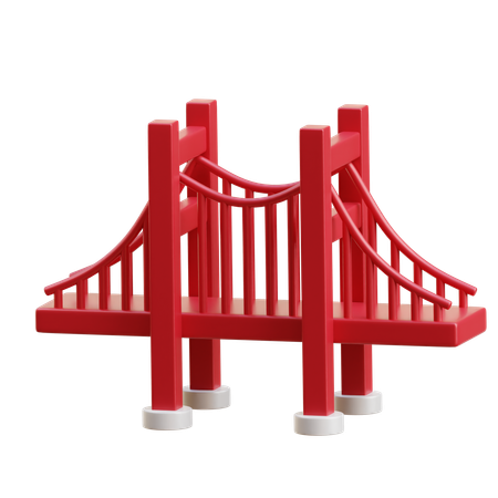 Golden Gate Bridge  3D Icon