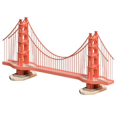 Golden Gate Bridge  3D Icon