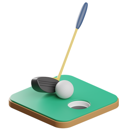 Le golf  3D Icon