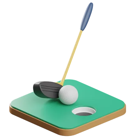 Le golf  3D Icon