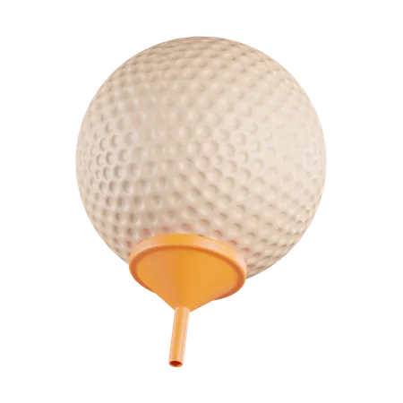 Golf Ball  3D Icon