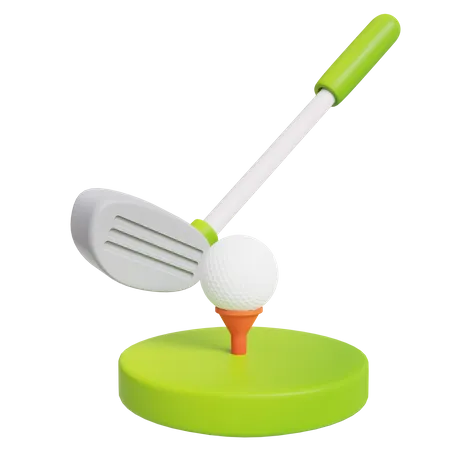 Passarinho de golfe  3D Icon