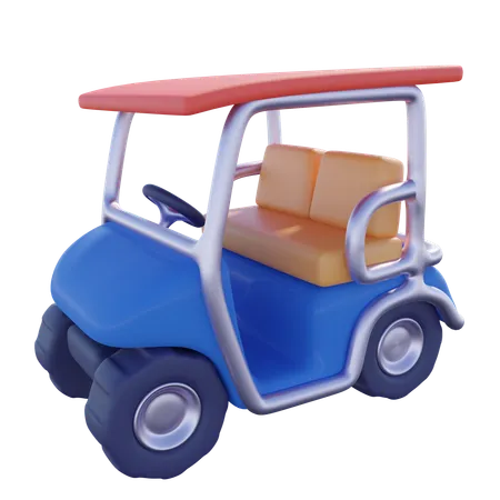 Golf Kart  3D Icon