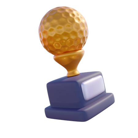 Golf-Trophäe  3D Icon