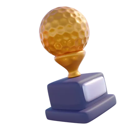 Golf-Trophäe  3D Icon