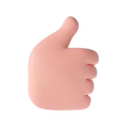 Good hand gesture  3D Illustration