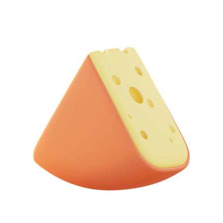 Gouda Sliced  3D Icon