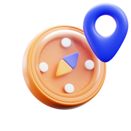 Gps  3D Icon