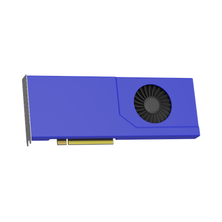 GPU card  3D Icon