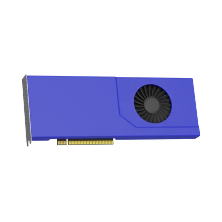 GPU card  3D Icon