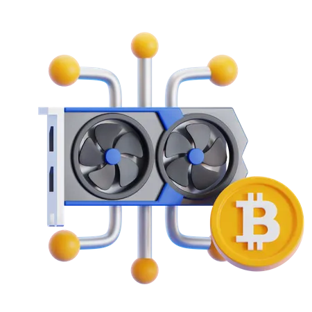 Gpu Mining  3D Icon