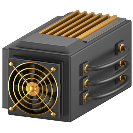 Gpu Mining  3D Icon