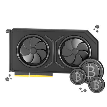 Gpu Mining  3D Icon