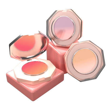 Gradiant Blush  3D Icon